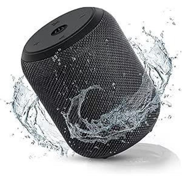 NOTABRICK Bluetooth Speaker, BT5.0 Wireless Speaker with 15W Stereo Sound, IPX6 Waterproof Shower Sp