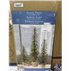Image 2 : Alpine trees with LED lights - Set of 3