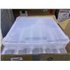 Image 2 : IRIS 6 Pack Clear Scrapbook Paper Storage Boxes, Portable Craft and Art Project Case for File Paper,