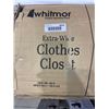 Image 4 : Whitmor Extra-Wide Clothes Closet 16.5" x 60" x 64"