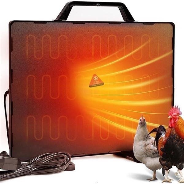 Fuzzy-Bird Chicken Coop Heater Chicken Heater Chicken Heat Coop Heater Heating Panel for Chicken