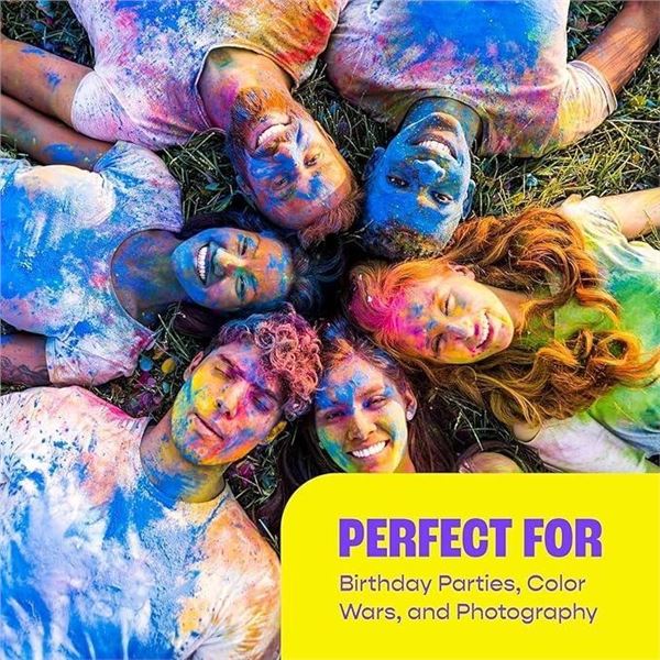 Color Powder 70 Gram Individual Packets by Chameleon Colors, 10 Packs