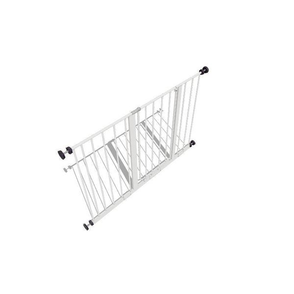 Regalo Easy Open Extra Wide Walk Through Gate Model 1185DS White