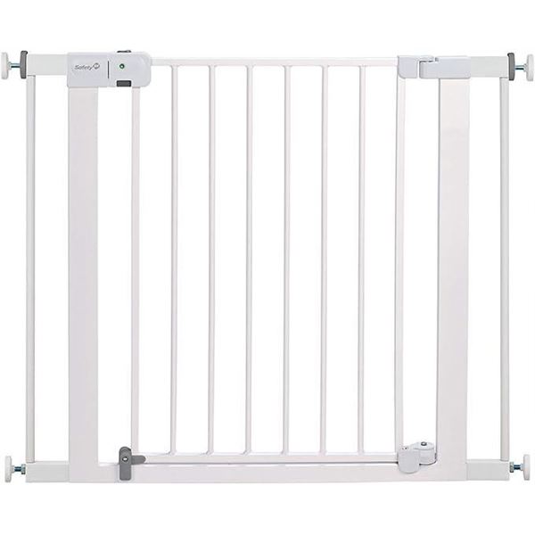 Safety 1st Auto-Close Pressure-Installed Metal Gate with Magnetic Latch - Fits 29-38" Wide, 28" Tall