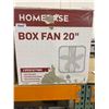 Image 2 : Homebase Box Fan 20"