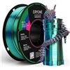 Image 1 : LOT OF 2 ERYONE Silk Tri Color PLA Filament 3D Printer 1.75mm +/- 0.03mm, Multicolor Filament Tricol