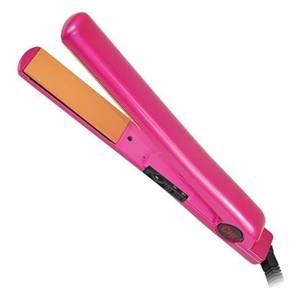 CHI Tourmaline Ceramic Series Flat Iron, Hair Straightener For Silky, Smooth Hair, 1" Iron, Pure Pin
