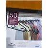Image 1 : 50 Pack Non-Slip Hangers