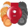 Image 2 : DASH Multimaker with 7 Removable Plates: Waffle Iron & Griddle + 3 Themed Plates - Santa Pumpkin Sno