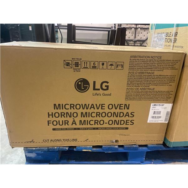 LG Microwave Oven 1.7 Cu. Ft. 900W  LMV1751ST