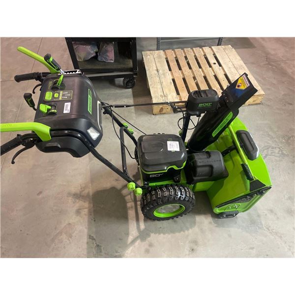 Greenworks 80V 24'' Two Stage Snow Thrower