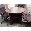 Image 1 : Mahogany Round Conference Table