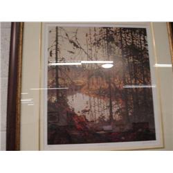 Framed Print "northern River" By Tom Thomson