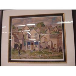 Framed Print "summer Sun" By A.j. Casson