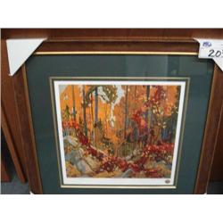 Framed Print  autumn Garland  By Tom Thomson