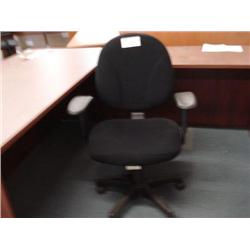 Black Cloth Gaslift Chair