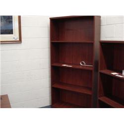 Dark Cherry 6-ft Bookcase