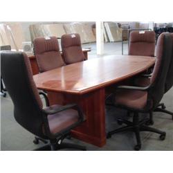 Cherry Traditional 8-ft Boardroom Table