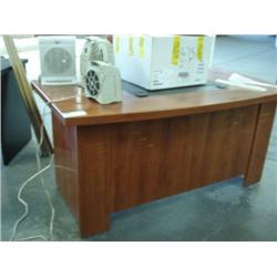 Cherry Executive Desk W/inlay