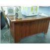 Image 1 : Cherry Executive Desk W/inlay