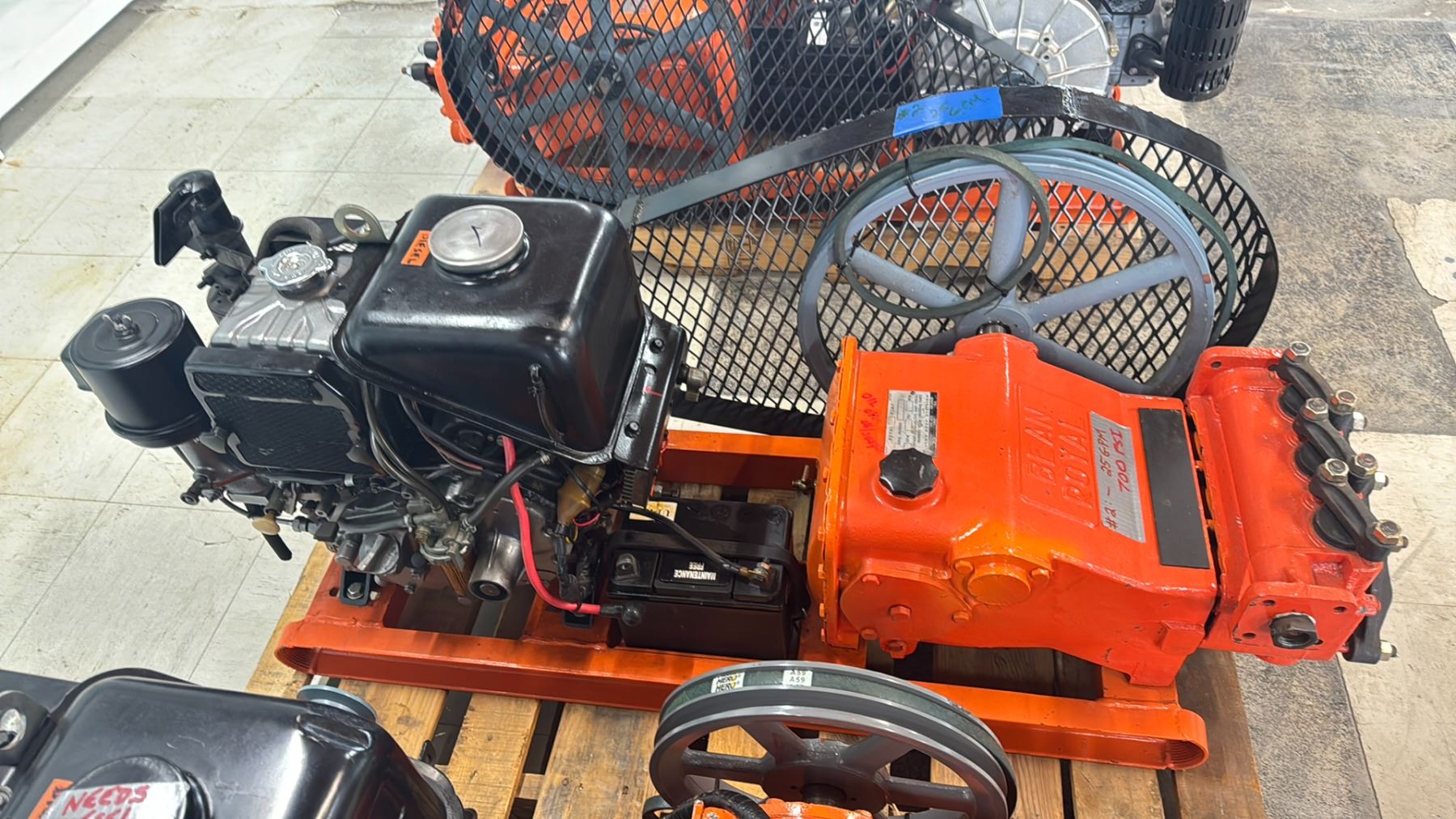 700 PSI 25 GPM BEAN ROYAL INDUSTRIAL PUMP WITH DIESEL MOTOR - Able Auctions