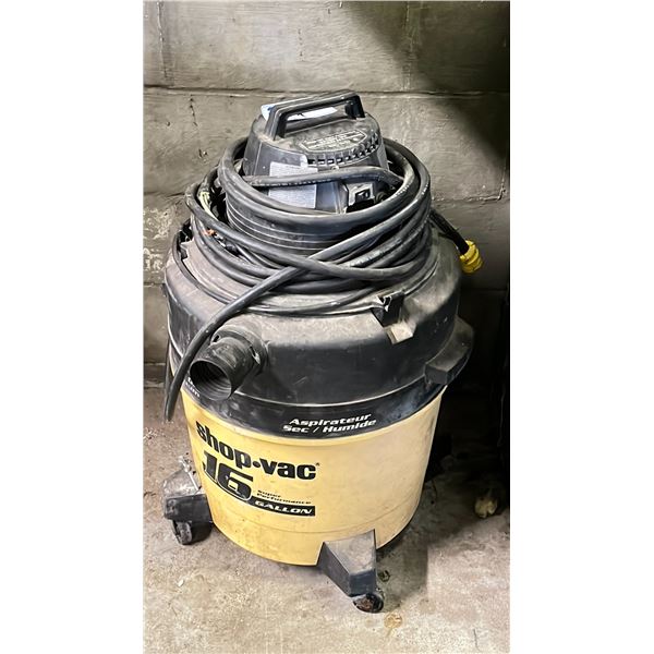 SHOP-VAC 16 GALLON WET/DRY VACUUM