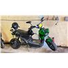 Image 1 : ARMADA ELECTRIC MOTORCYCLE WITH 2 HELMETS & CHARGER (UNKNOWN RUNNING CONDITION, NO KEYS)