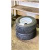 Image 1 : SET OF 2 HI-RUN TRAILER 20.5X8.0-10 TIRES ON 5 BOLT METAL RIMS