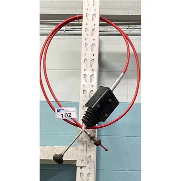CABLE CONTROL LEVER FOR HYDRAULIC VALVES