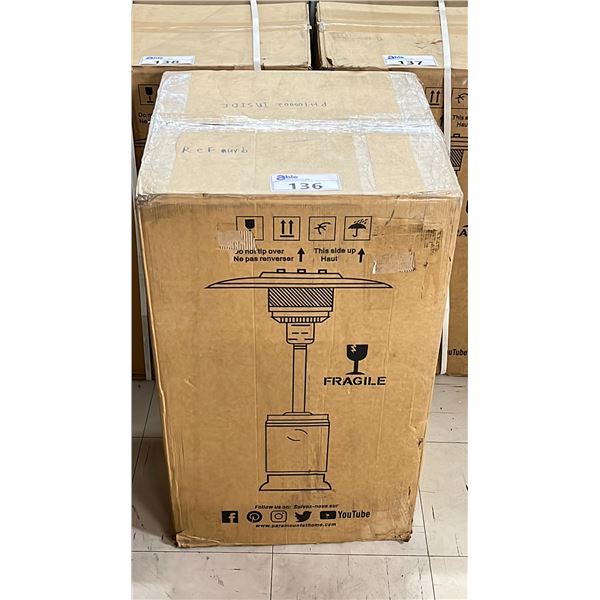 PATIO HEATER - STAINLESS STEEL (IN BOX)