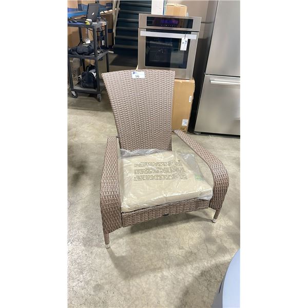 REGULAR MUSKOKA CHAIR - LIGHT BROWN (IN BOX)