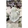 Image 2 : CEMENT FROG GARDEN ART *MISSING FINGER*