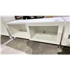 Image 2 : IKEA WHITE GLASS DOOR TV STAND