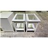 Image 1 : IKEA 2 GLASS-TOP SIDE TABLES