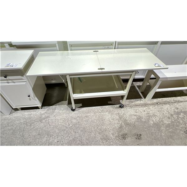 IKEA TOP-FOLDING TABLE ON WHEELS
