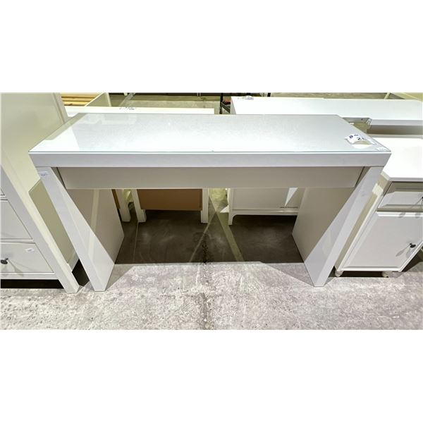 IKEA GLASS-TOP DESK