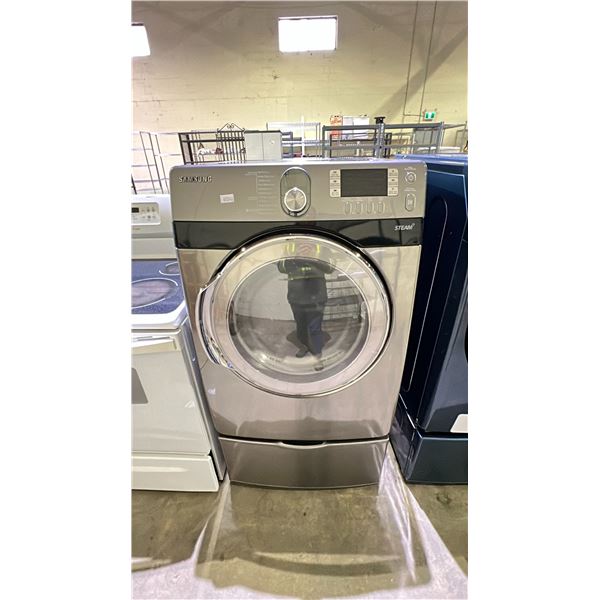 SAMSUNG FRONTLOAD DRYER WITH PEDESTAL