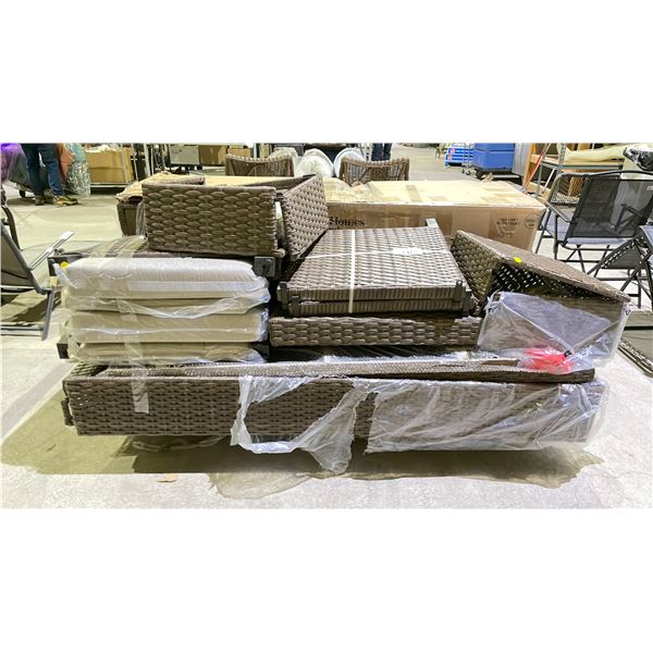 BETTER HOMES & GARDENS BROOKBURY 5-PIECE SECTIONAL SET (MAY BE MISSING PARTS & PIECES)