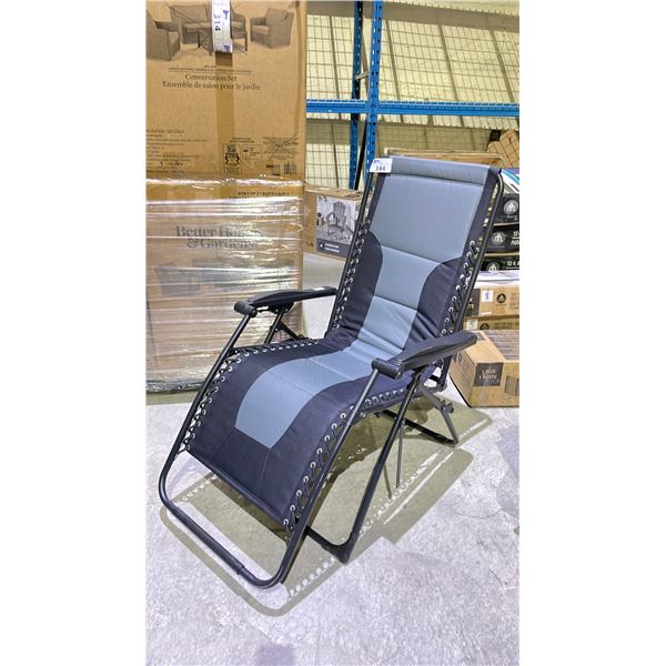RECLINING ZERO GRAVITY PATIO CHAIR