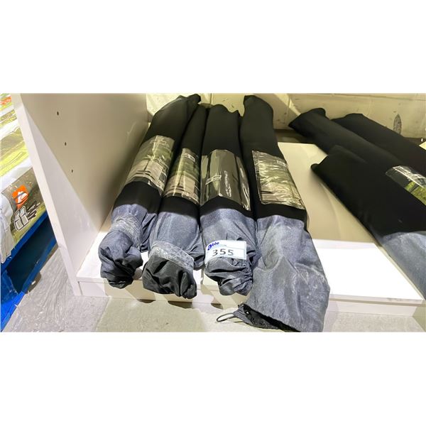 4 ASSORTED MARKET/PATIO UMBRELLAS