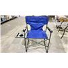 Image 2 : OZARK TRAIL FOLDING CAMPING CHAIR WITH SIDE TABLE (MAY BE MISSING PARTS & PIECES)