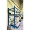 Image 1 : PALLET RACKING SECTION INCLUDING; 3 8' UPRIGHTS, 8 9' CROSS BEAMS & 8 WIRE DECKS (CONTENTS NOT