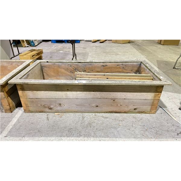 WOOD PLANTER BOX 64" X 31" X 16"