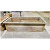 Image 1 : WOOD PLANTER BOX 64" X 31" X 16"