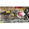 Image 1 : ASSORTED DEWALT TOOLS INCLUDING; CIRCULAR SAW, DRILL, TRIM ROUTER & MORE