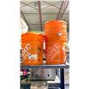 Image 1 : LOT OF ASSORTED HOME DEPOT 5 GALLON PAILS