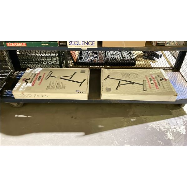 2 JFL MULTI-PURPOSE WORK SUPPORT WOOD ROLLERS