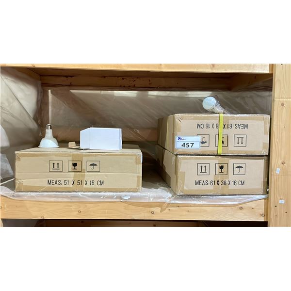 3 BOXES OF ASSORTED LIGHTING
