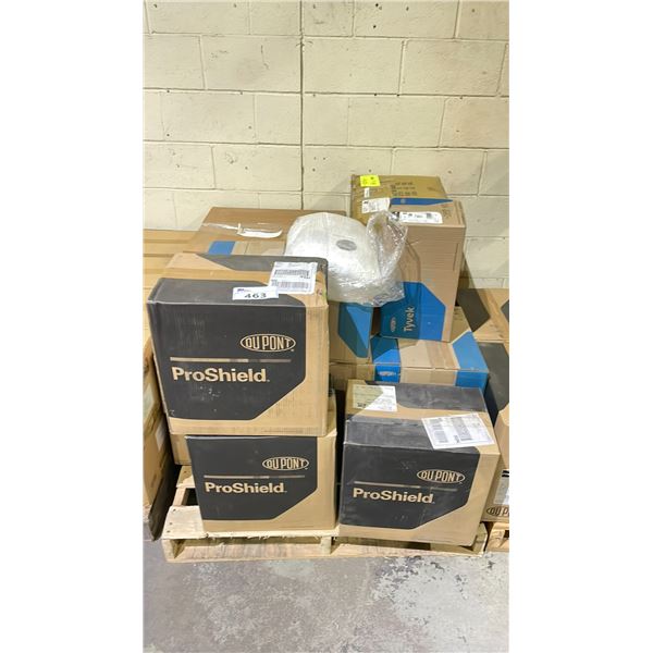 PALLET OF ASSORTED WHITE COVERALLS