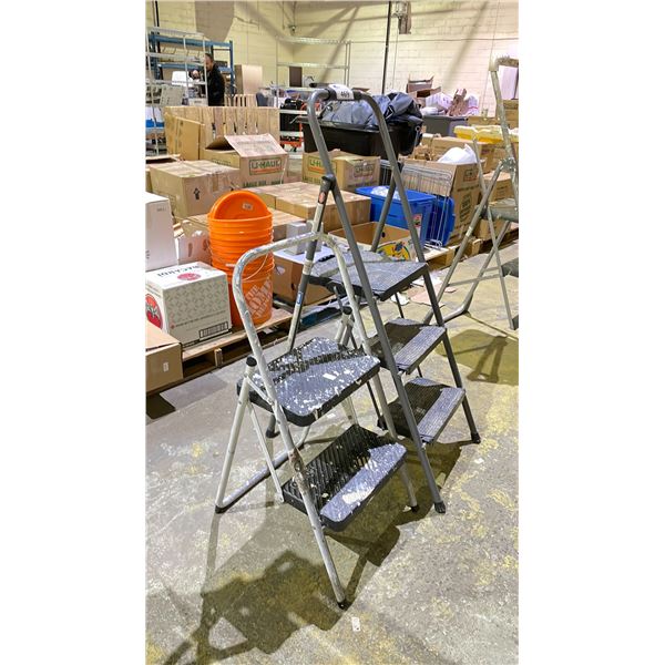 2 ASSORTED STEP LADDERS